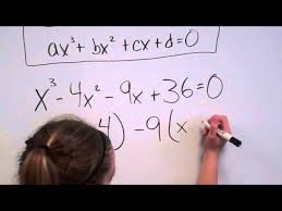 Solving Cubic Equations Factoring
