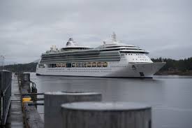alaska s first large cruise ship in 21
