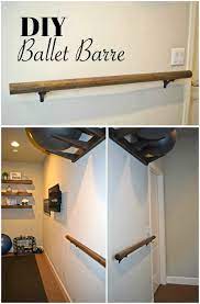 How To Make A Wall Mounted Ballet Barre