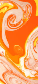 orange abstract free live wallpaper