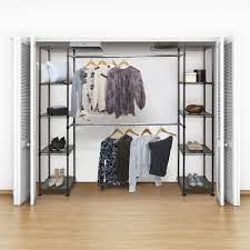 Maybe you would like to learn more about one of these? Expandable Steel Closet Organizer System Satin Bronze 58 83 W By Seville Classics Walmart Com Walmart Com