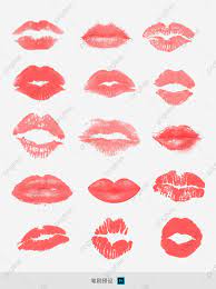 kiss kiss lip print lipstick