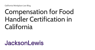 food handler certification