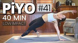 40 min piyo full body workout yoga