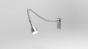 Description a warm white led reading light is housed within a cylindrical or rectangular head that swivels 90° left, right or forward and 'docks' into a semi recessed backplate, which can be vertically or horizontally mounted. 3d Reading Lamp Models Turbosquid