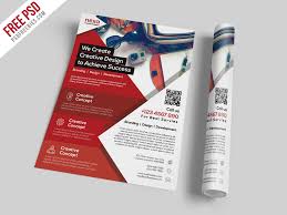 corporate flyer template free psd