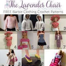 free barbie clothing crochet patterns