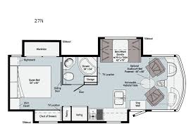 winnebago adventurer floorplan comparison