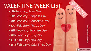 Flowers are the most beloved things among them roses are one of the favorites. Valentine Week List 2020 Status Quotes Lovers Calendar