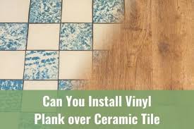 Vinyl peel & stick flooring or vtf, has come a long way from the vinyl tile flooring options that were popular in the 1980's. Can You Install Vinyl Plank Over Ceramic Tile Ready To Diy