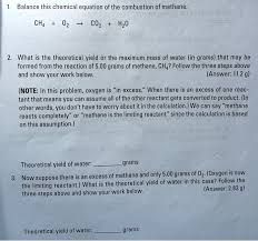 Solved Balance This Chemical Equation