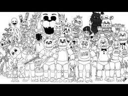 Spring bonnie coloring pages in 2020 fnaf coloring pages. Fnaf World Coloring Pages Youtube