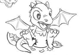 Illustration of cute baby dragon cartoon vector art, clipart and stock vectors. Images Of Drawing Of A Baby Dragon