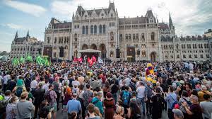 Skip the tourist traps & explore budapest like a local. Budapest Protest Against China S Fudan University Campus Bbc News