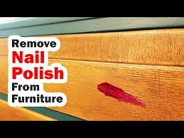 remove nail polish from furniture
