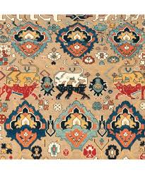 carpet in a safavid design rug