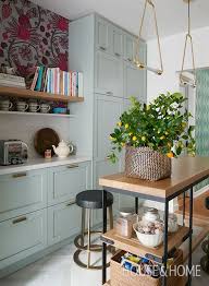People gather to snack, chat and even entertain. How To Use Kitchen Wallpaper To Update Your Kitchen Decorated Life