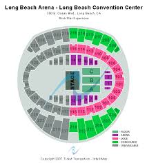 Long Beach Arena Long Beach Convention Center Seating Chart