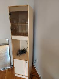 Wall Unit Cabinet With Glass Door