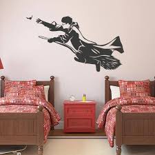Wall Sticker Harry Potter With Broom