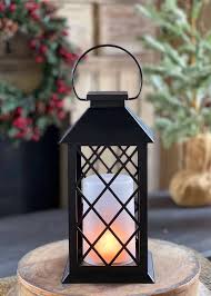 battery operated fire flame black