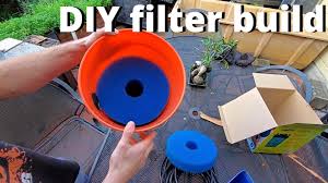 simple diy 5 gallon bucket pond filter