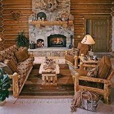 log cabin furniture for rustic living