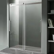 76 x 48 inch frameless shower door