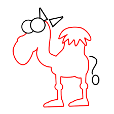It becomes a lot easier to draw other. Drawing A Cartoon Camel