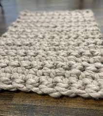 diy crochet rug with bulky yarn super