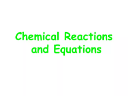 Ppt Chemical Reactions And Equations