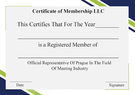 4 Free Sample Certificate Of Membership Templates