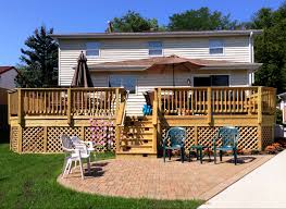 We have hundreds of deck pictures with various designs. Deck Patio Combo Designs Marcuscable Com