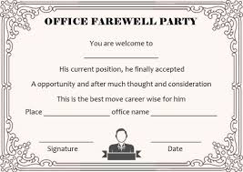 farewell party invitation template 23
