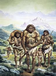 Neanderthal Men Art Print by Publiphoto