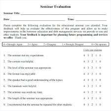 Hr Training Evaluation Form Assessment Feedback Template Forms