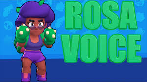 Rosa was just a normal botanist, who had a huge love for the plants. Brawl Stars Rosa Official Brawler Voice Youtube