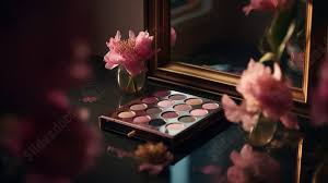 flower makeup mirror makeup eyeshadow