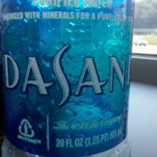 dasani bottled water and nutrition facts
