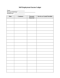 Fill out, securely sign, print or email your income ledger form instantly with signnow. Self Employment Ledger Documentation Fill Online Printable Fillable Blank Pdffiller