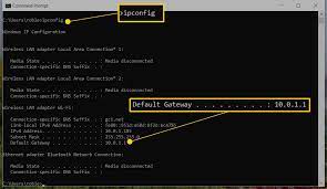 how to find your default gateway ip address
