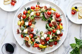 It's delicious and makes for the perfect christmas food gift. Holiday Antipasto Wreath Simply Scratch