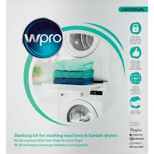 Stackable washing machines and dryers work just like the units you're used to, but installing them is a bit different. C00378975 Wpro Stacking Kit Ao Com