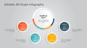 Editable 3d Graph Infographic For Powerpoint