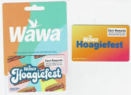 wawa gift card lot of 2 hoagiefest