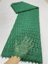 2024 Nigerian High Quality Cotton Fabrics Embroidery For Women 5Yards  Wedding Dress Water Soluble Lace Rhinestone Fabric JL313 - AliExpress