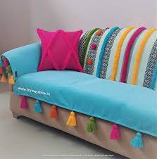 Bohemian Multicolored Tassel Sofa Cover