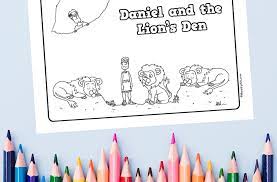 Free coloring sheets to print and download. Daniel And The Lions Den Printable Ministryark
