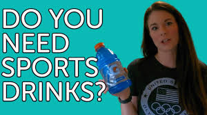 do you need sports drinks gatorade