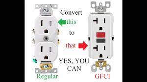 gfci outlet how to make a regular